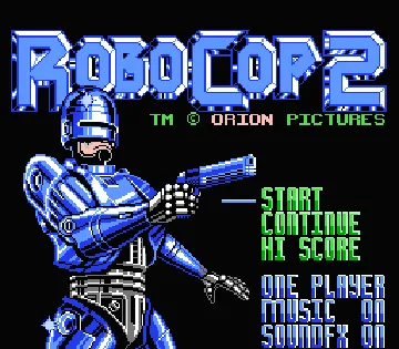 RoboCop 2 (Europe) screen shot title